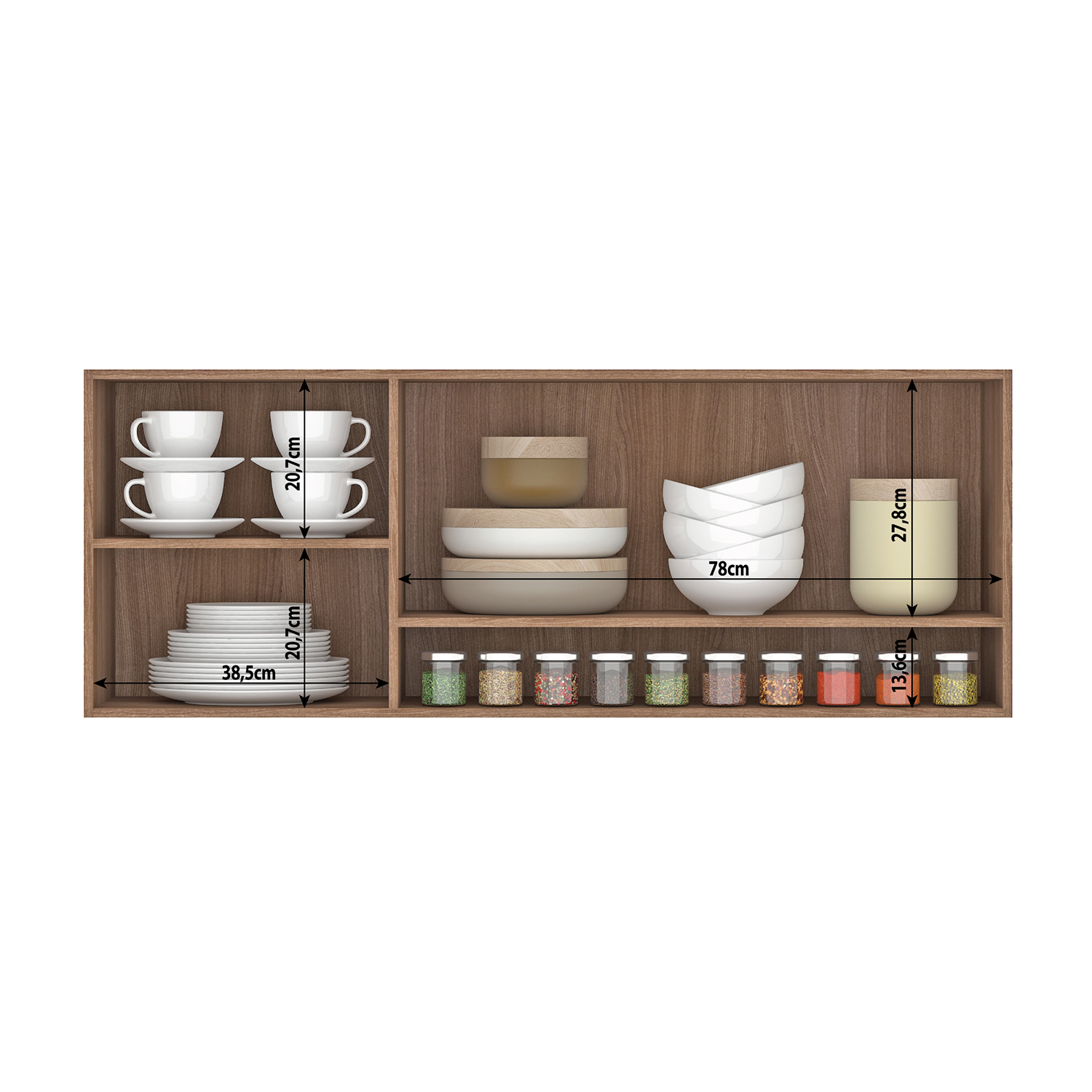 MUEBLE VEKKA HOME NIDO MDP CAFÉ AEREO 120 CM - 8