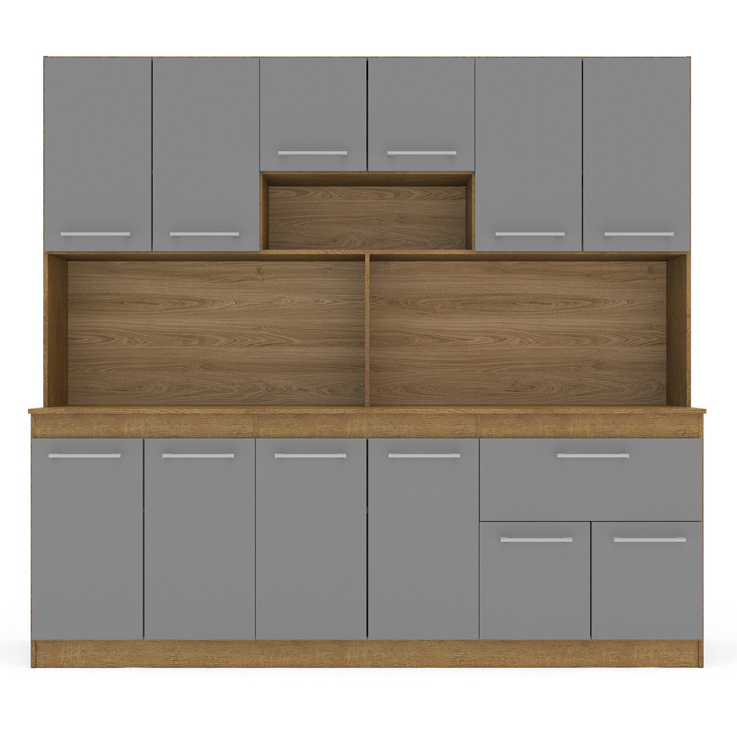 KIT COCINA VEKKA HOME BUCK MDP GRIS 180 GREY - 6