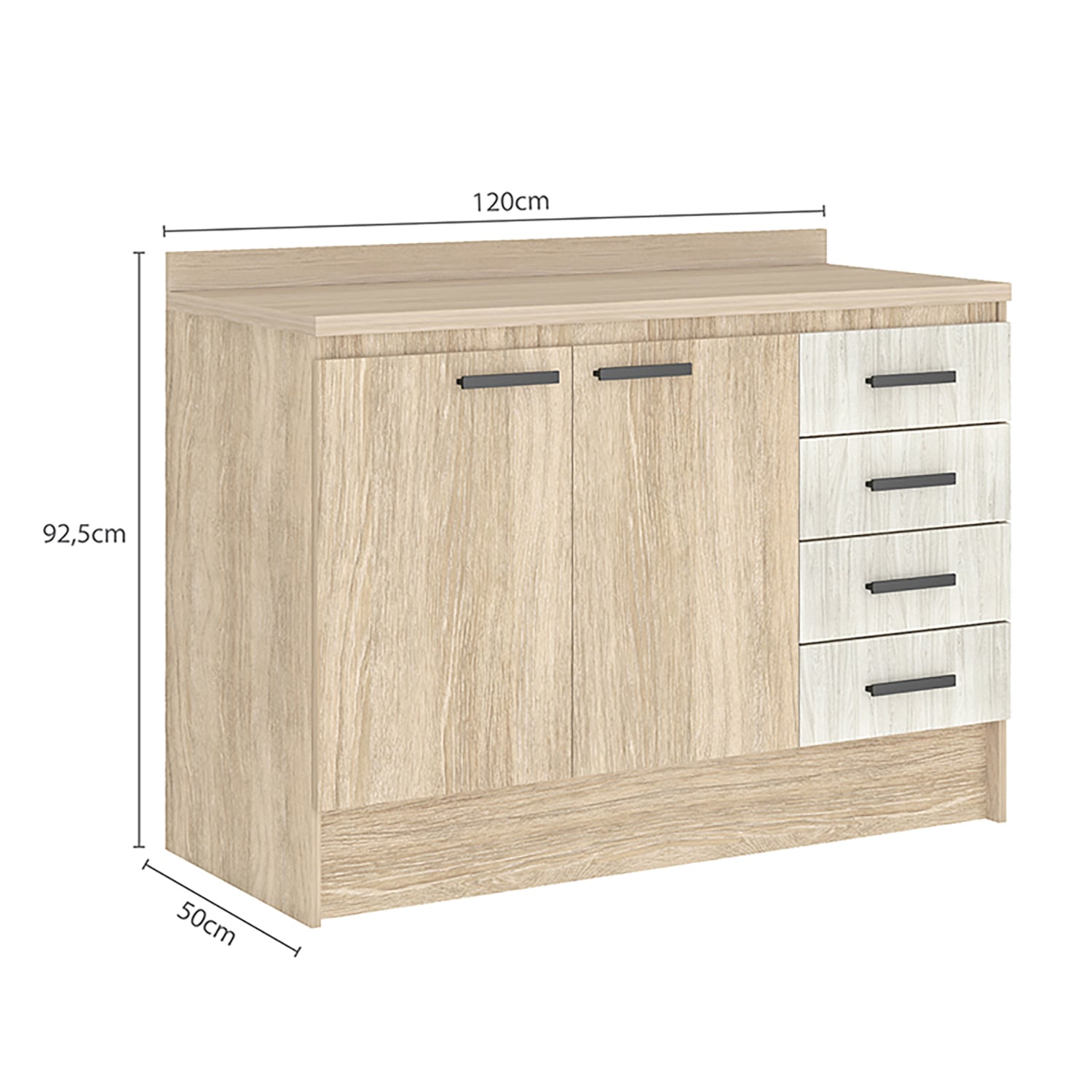 MUEBLE VEKKA HOME MIA MDP CAFÉ BASE 12O CM - 7