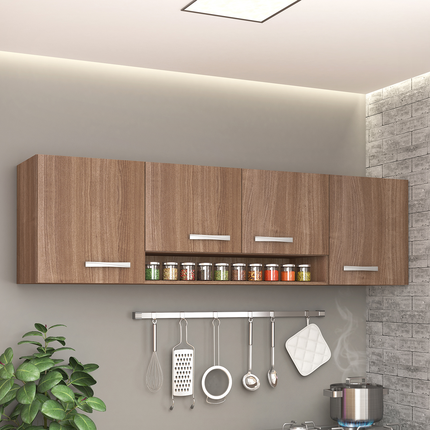 MUEBLE VEKKA HOME NIDO MDP CAFÉ AEREO 160 CM - 3