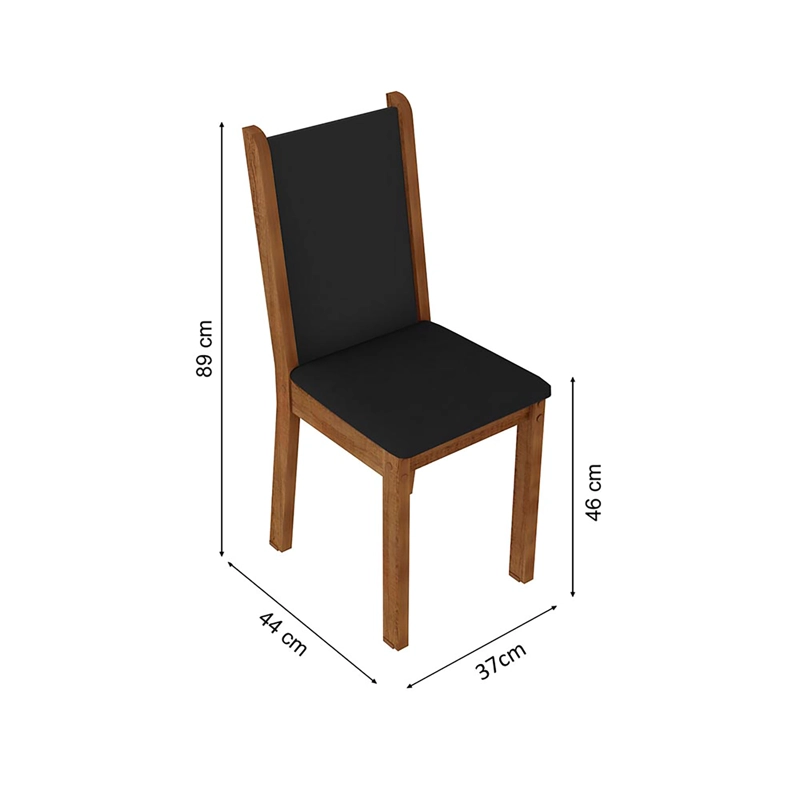 JUEGO DE COMEDOR VEKKA HOME LOLA SUECIA 6 SILLAS - 6