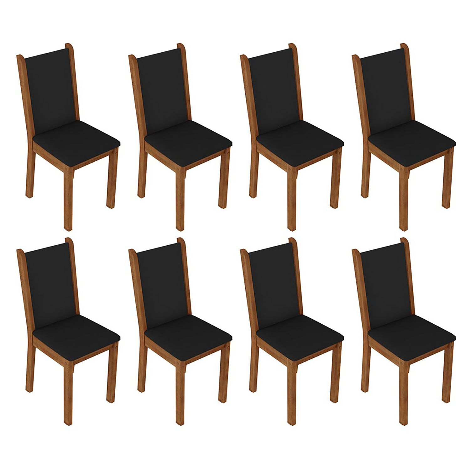 JUEGO DE COMEDOR VEKKA HOME CLARICE GRECO 8 SILLAS - 3