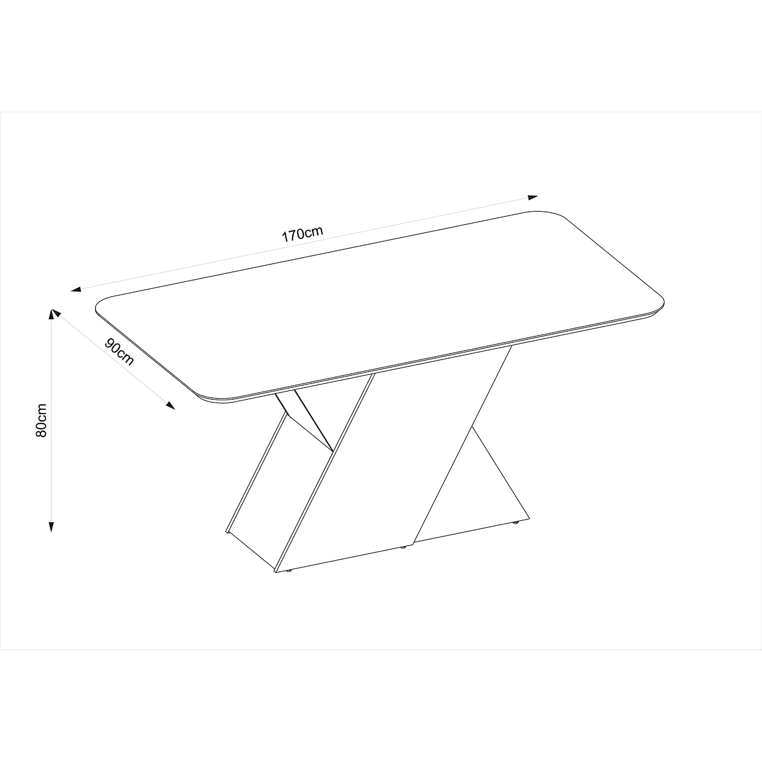 JUEGO DE COMEDOR VEKKA HOME RUBI LIA 6 SILLAS - 3