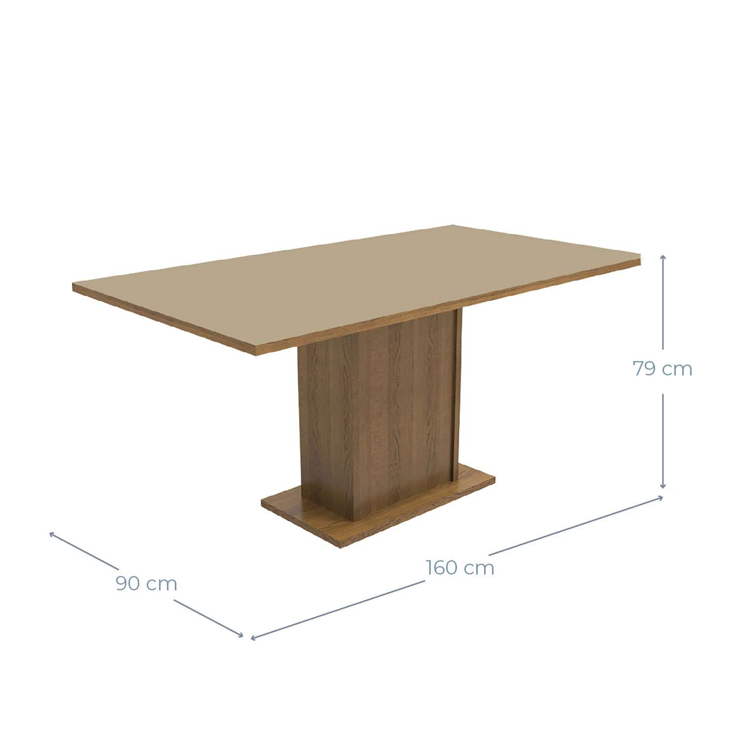 JUEGO DE COMEDOR VEKKA HOME SUECIA LIGHT 6 SILLAS - 7