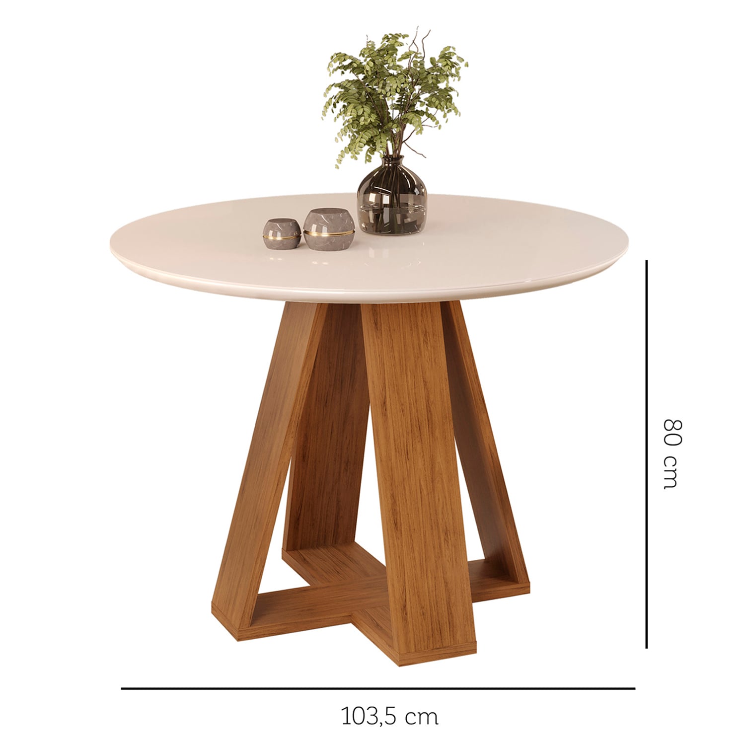 JUEGO DE COMEDOR VEKKA HOME CELESTE TALIA 4 SILLAS - 4