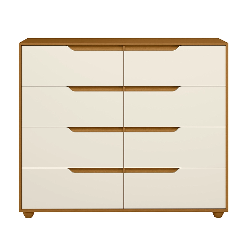 COMODA VEKKA HOME DOBLE EVO 8 CAJONES CAFE - 2