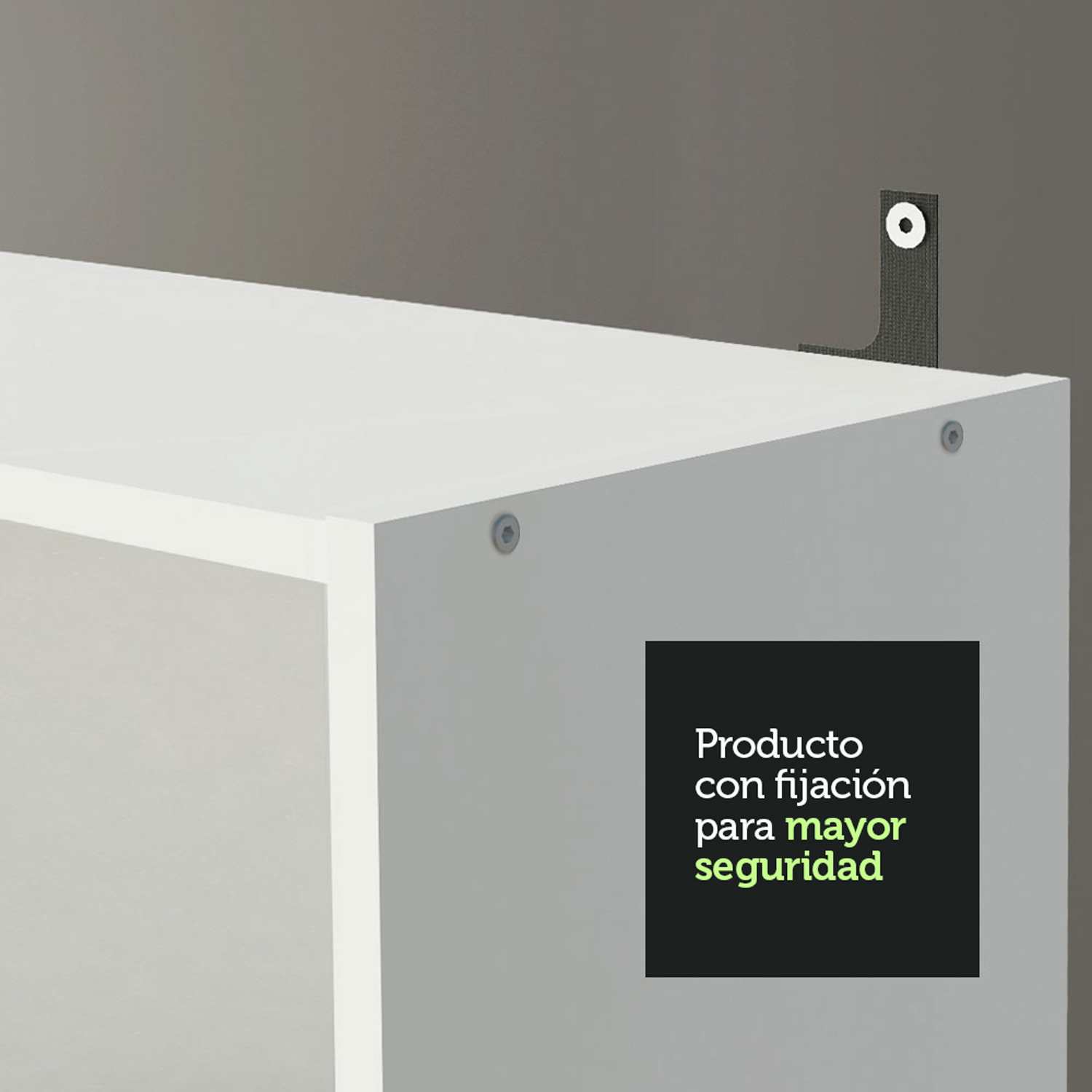 ESCRITORIO + ESTANTE VEKKA HOME RUBI BLANCO - 7