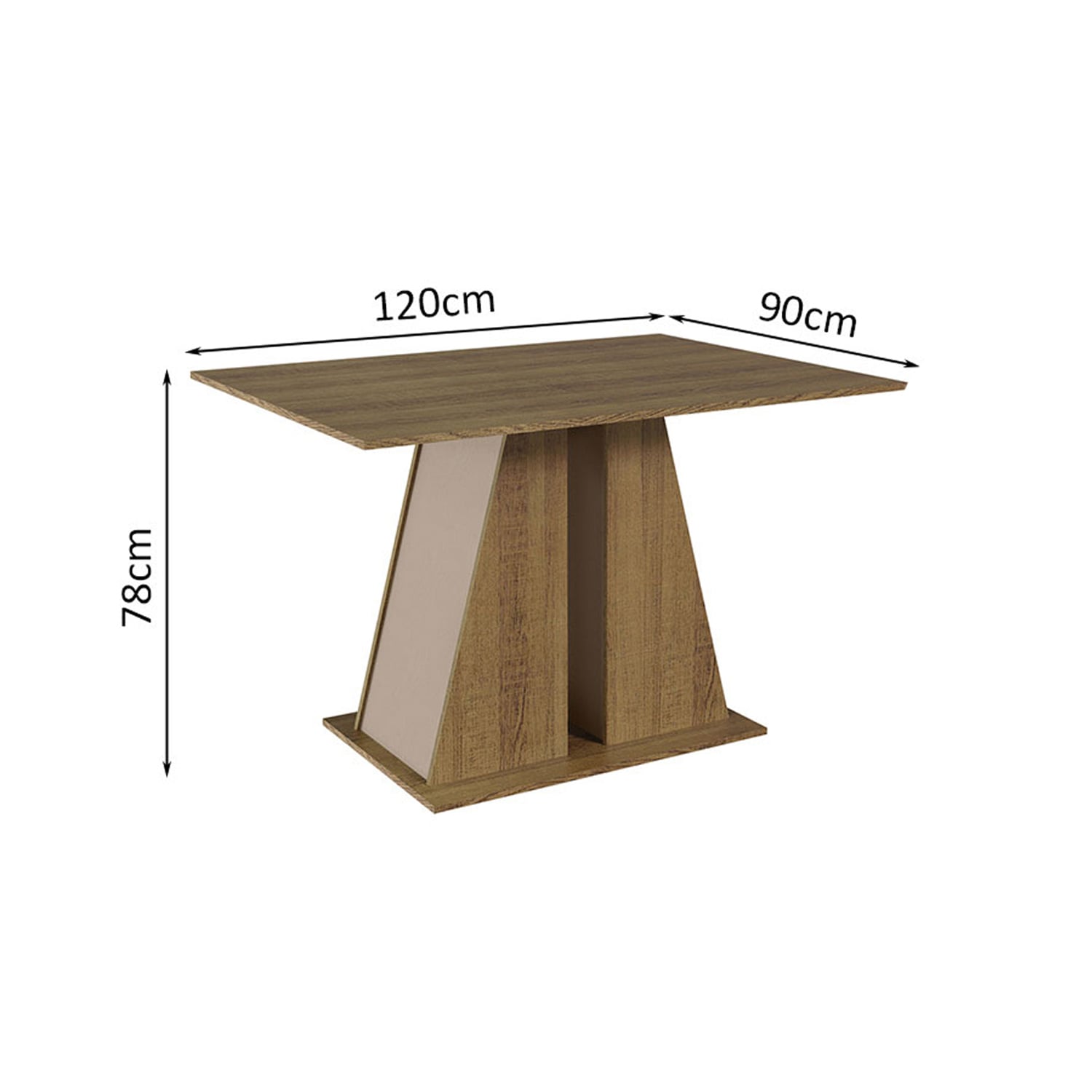 JUEGO DE COMEDOR VEKKA HOME ANGELA MORELLO 4 SILLAS - 2