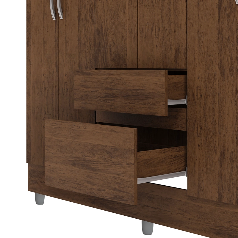 CLOSET 6 PUERTAS 2 CAJONES VEKKA HOME IDEAL CAFÉ - 6