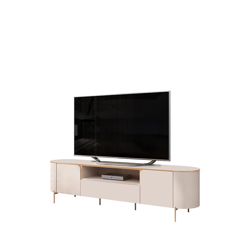 RACK TV ARETA 75' BEIGE - 2