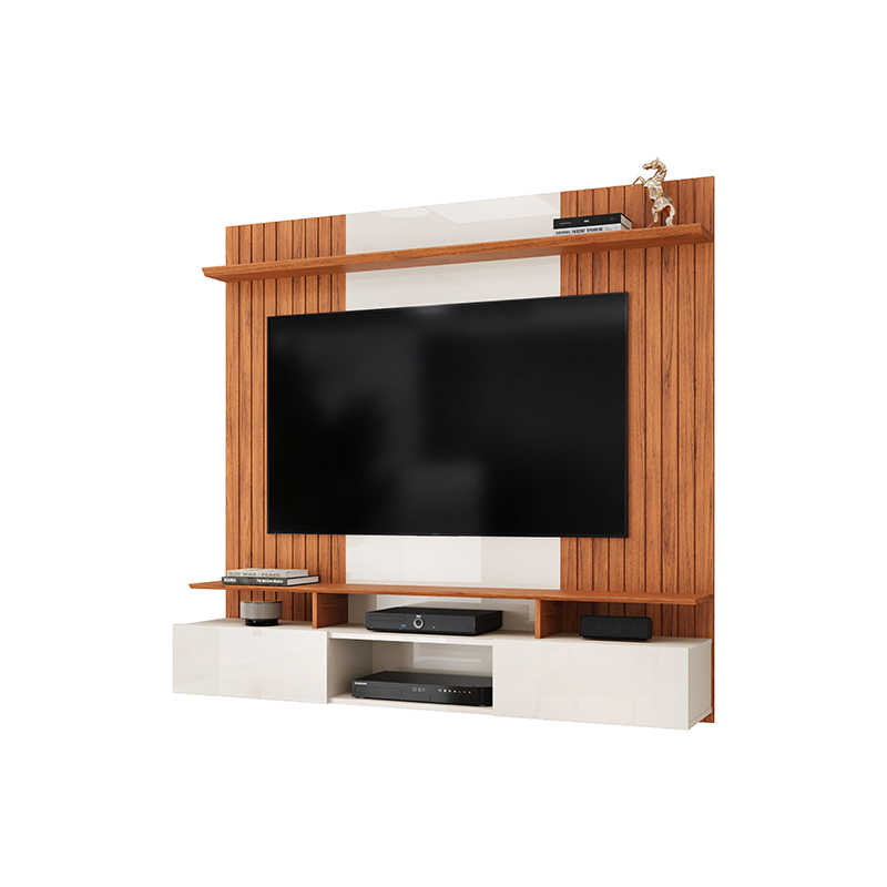 PANEL TV BENTO 60' EN COLOR CAFE - 2