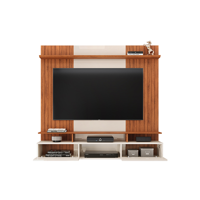 PANEL TV BENTO 60' EN COLOR CAFE - 4