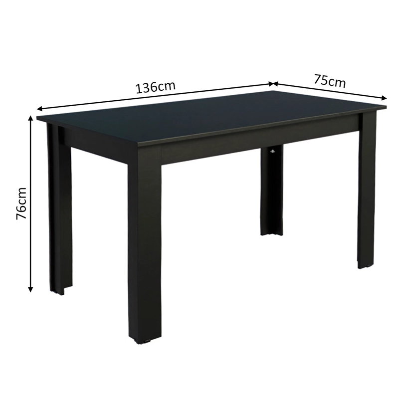 JUEGO DE COMEDOR VEKKA HOME LOLA NELLY 4 SILLAS - 2