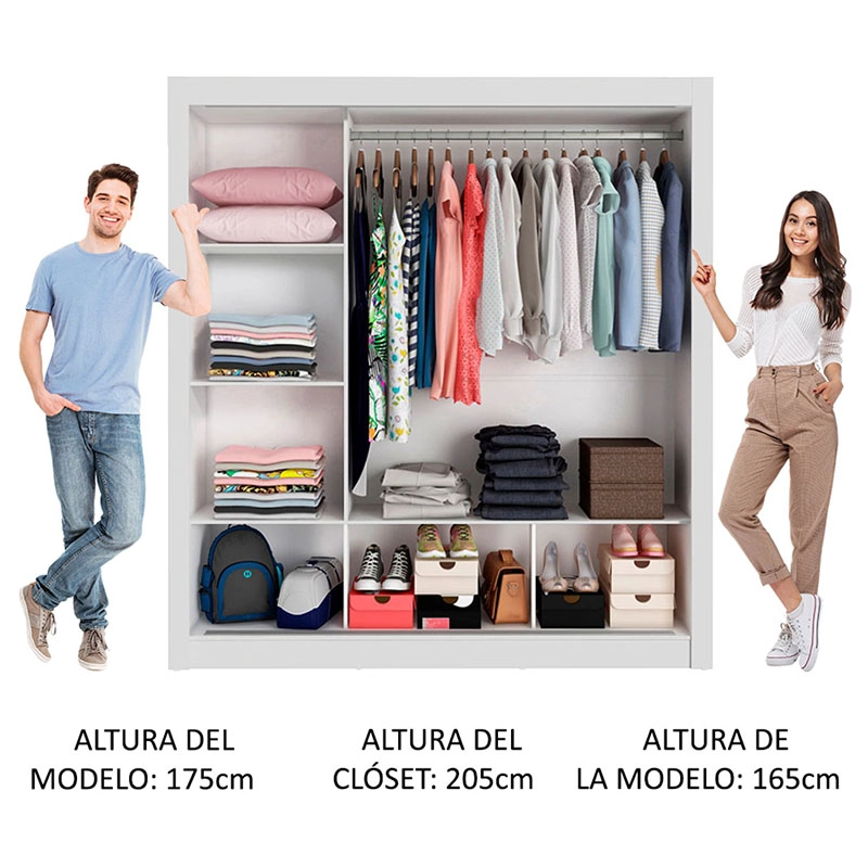 CLOSET MONACO BLANCO 3P VEKKAHOME - 2