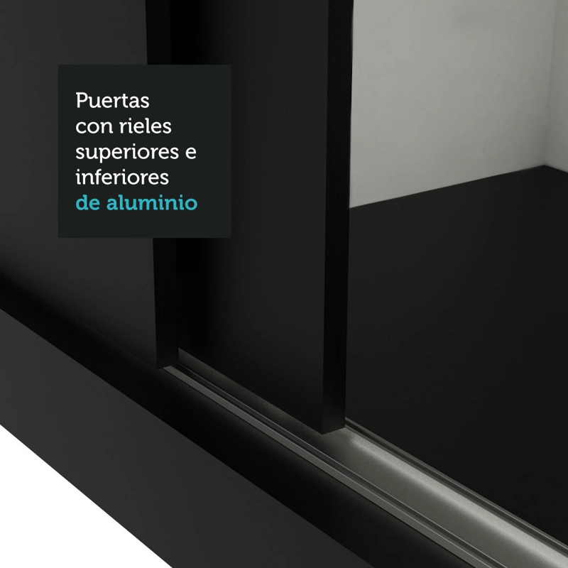 CLOSET MONACO NEGRO 3P VEKKAHOME - 4