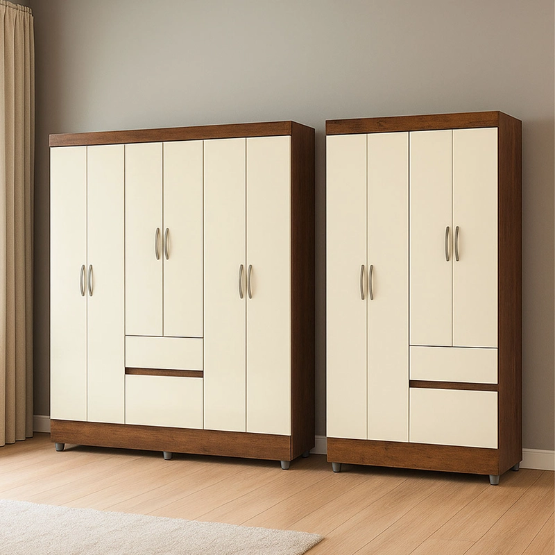 COMBO CLOSET IDEAL 6P+4P CREMA  VEKKAHOME - 4