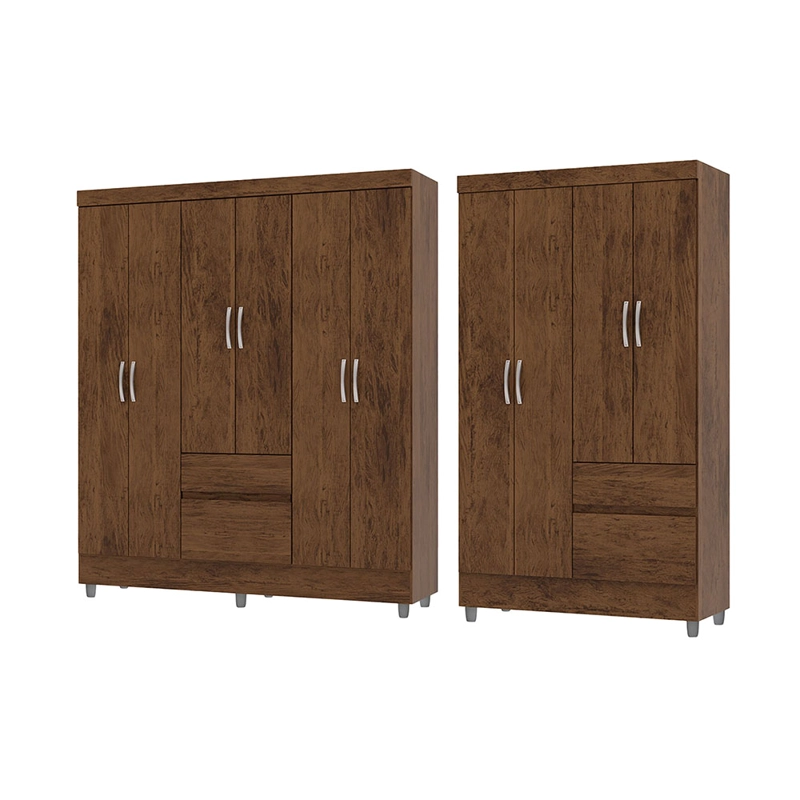COMBO CLOSET IDEAL 6P+4P CAFE  VEKKAHOME - 1