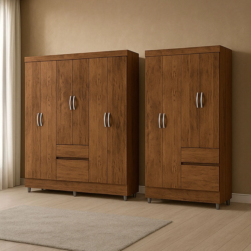 COMBO CLOSET IDEAL 6P+4P CAFE  VEKKAHOME - 4
