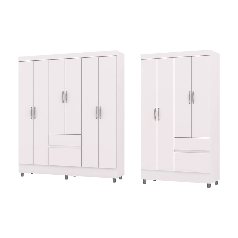COMBO CLOSET IDEAL 6P+4P BLANCO  VEKKAHOME - 1