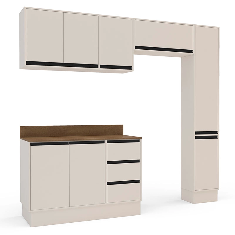 KIT COCINA KOYA PREMIER 8P 3C BEIGE DESPENSA VEKKAHOME - 2