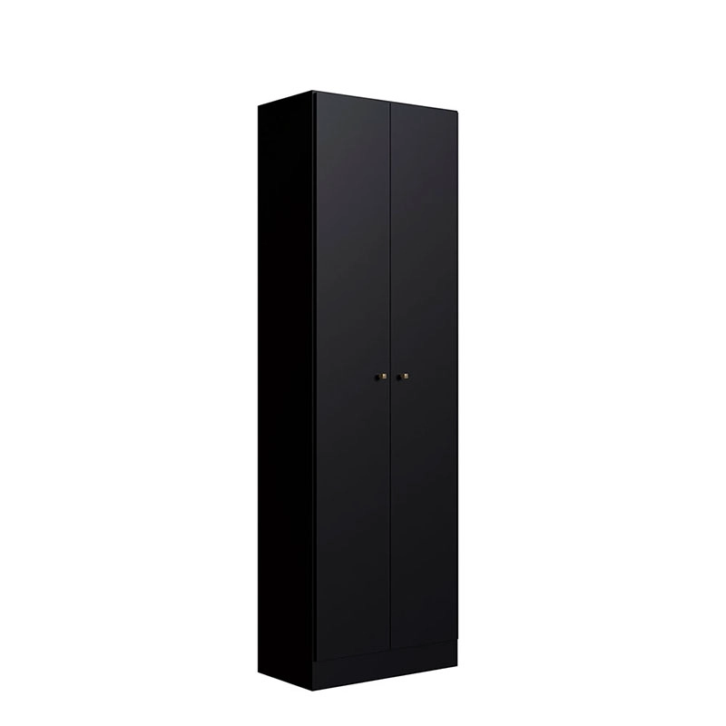 CLOSET XANGAI NEGRO 2 PUERTAS VEKKAHOME - 1