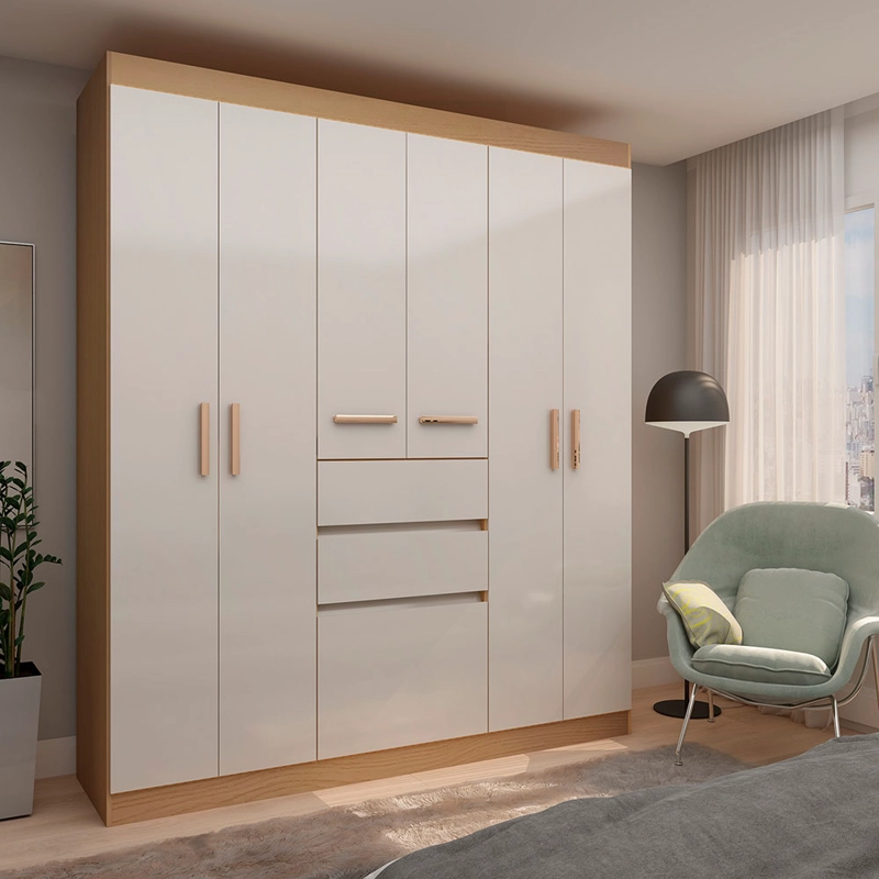 CLOSET BERNA BLANCO 7P 2C  VEKKAHOME - 2