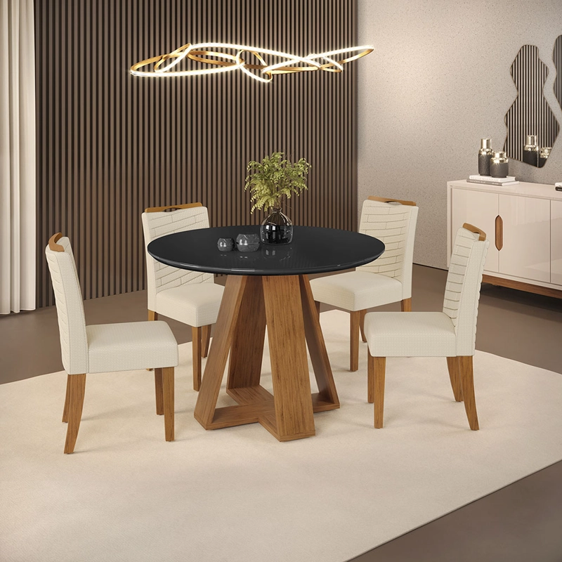 COMEDOR CELESTE JULIA 4S  VEKKAHOME - 1