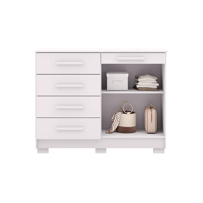 COMODA AMERICANA BLANCA 5C 2P VEKKAHOME - 4