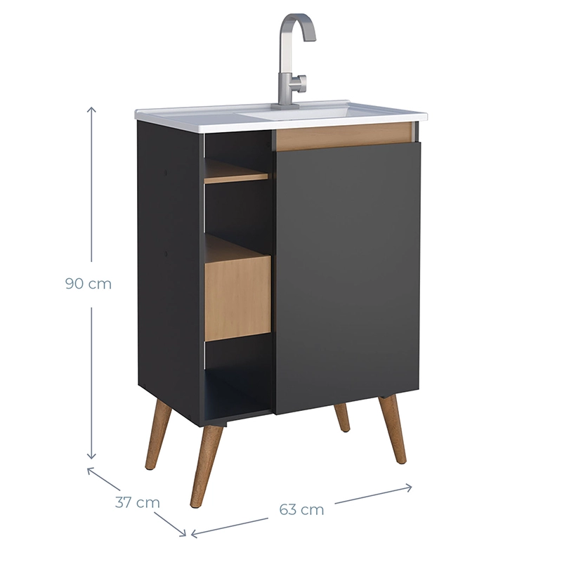 VANITORIO LOTUS 60 DARK - 4