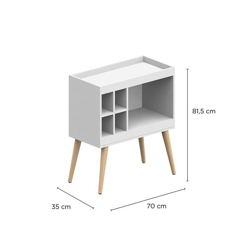 ESTANTE ZENITH BLANCO - 5