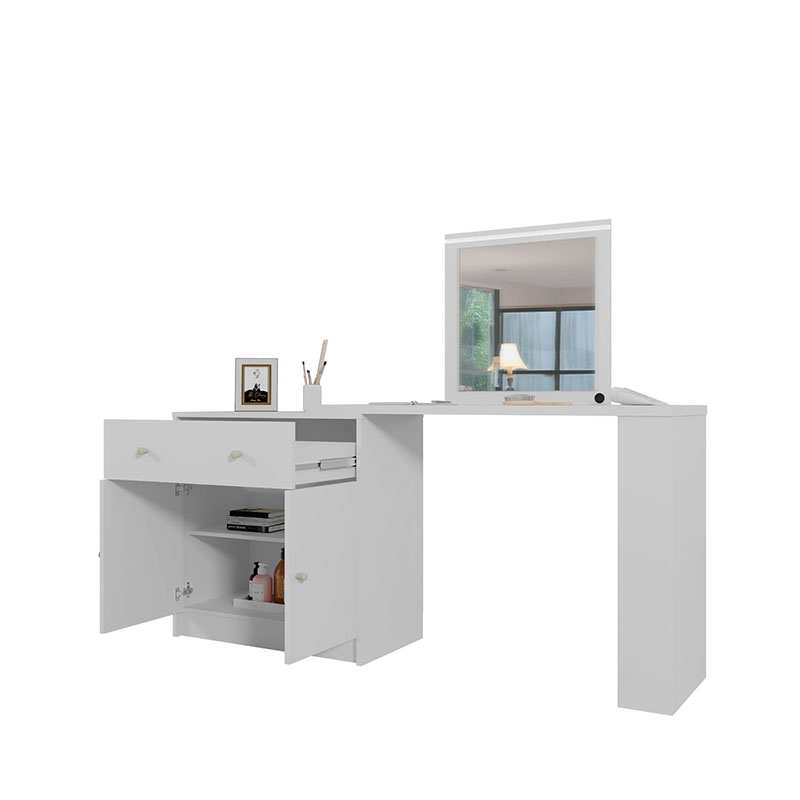 TOCADOR AURA BLANCO 2C 2P LUZ LED - 3