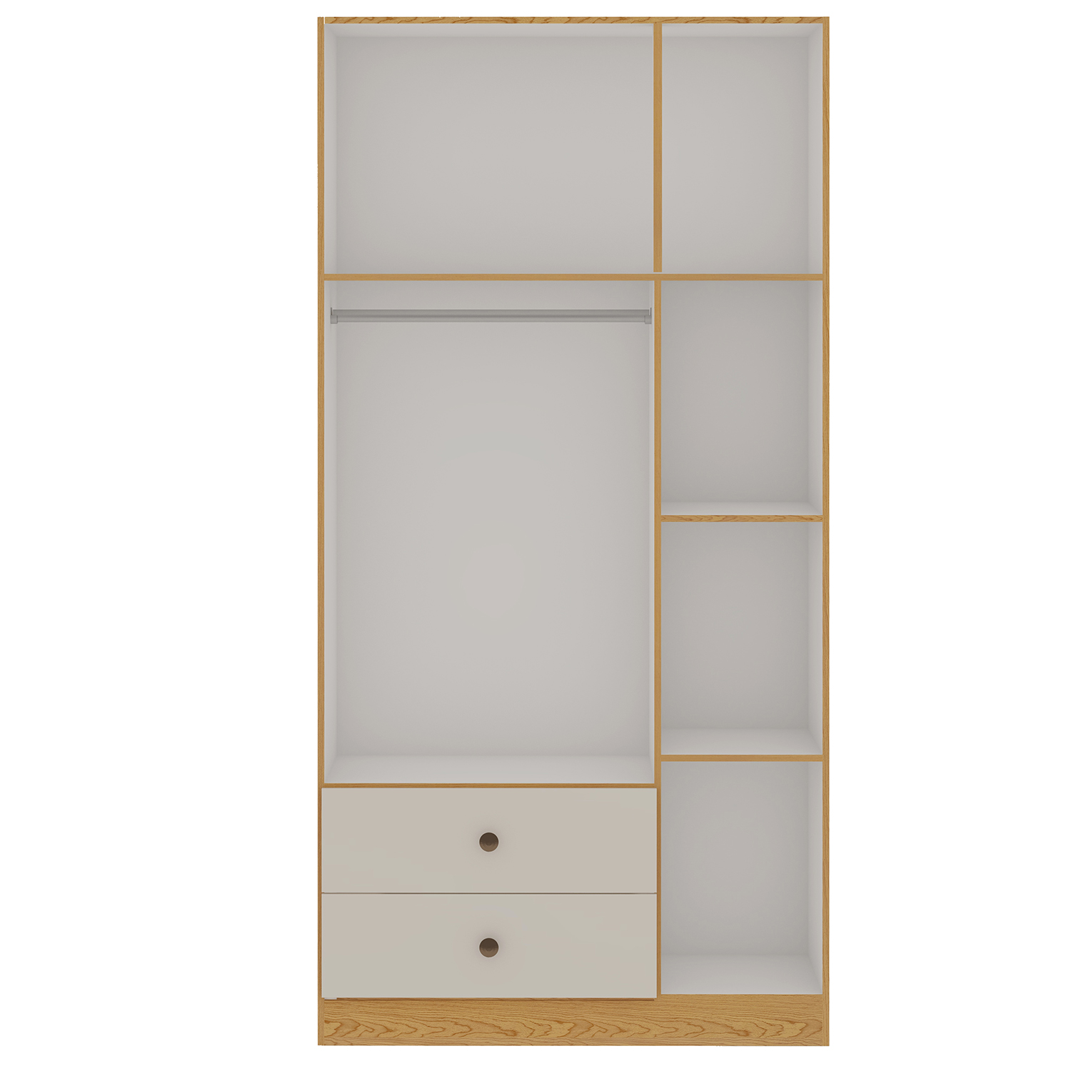 COMBO TANA CLOSET 3P 2C + COMODA 3C + VELADOR 2C - 5