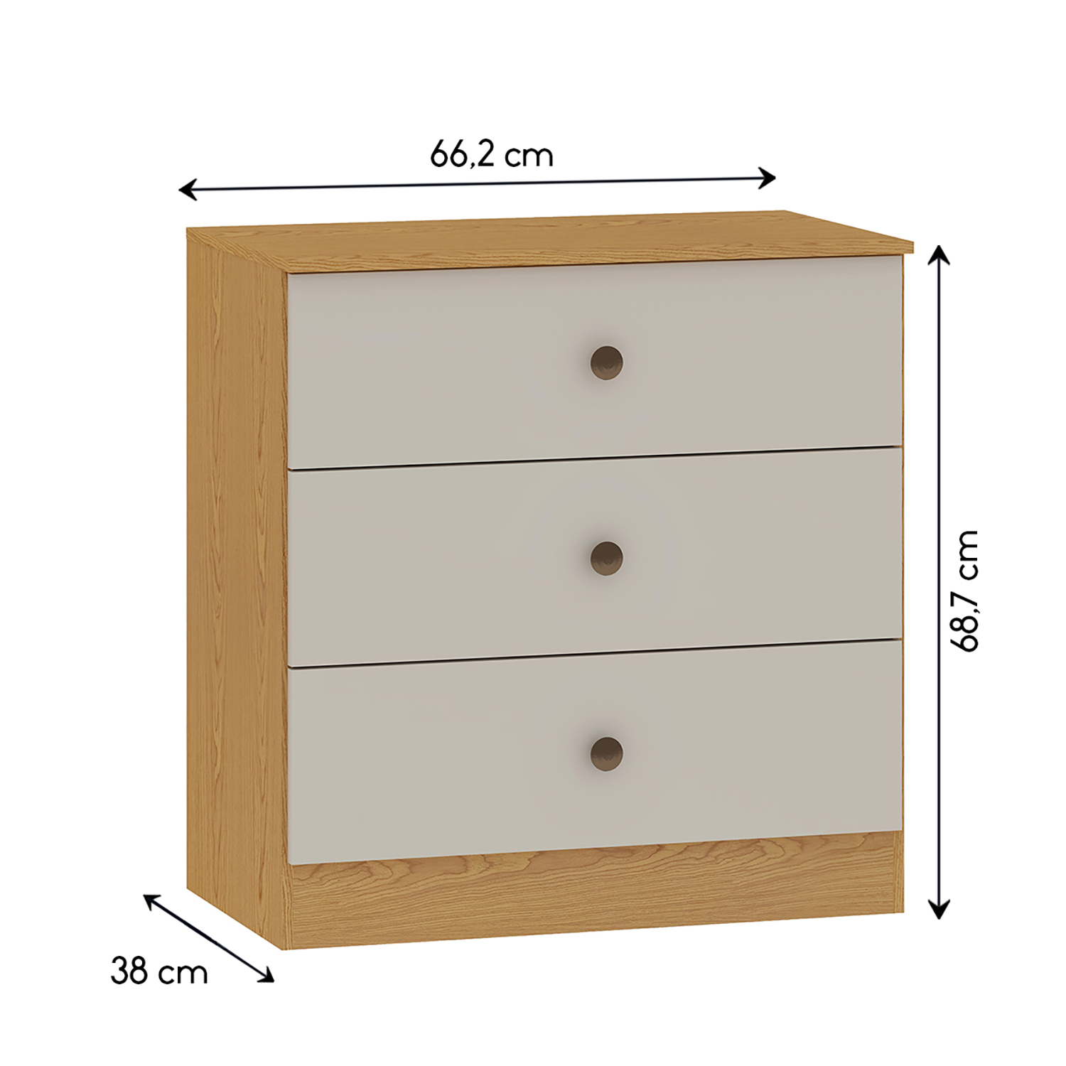 COMBO TANA CLOSET 3P 2C + COMODA 3C + VELADOR 2C - 9