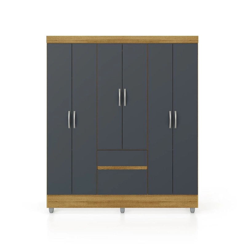 CLOSET IDEAL 6P 2C GRIS - 2
