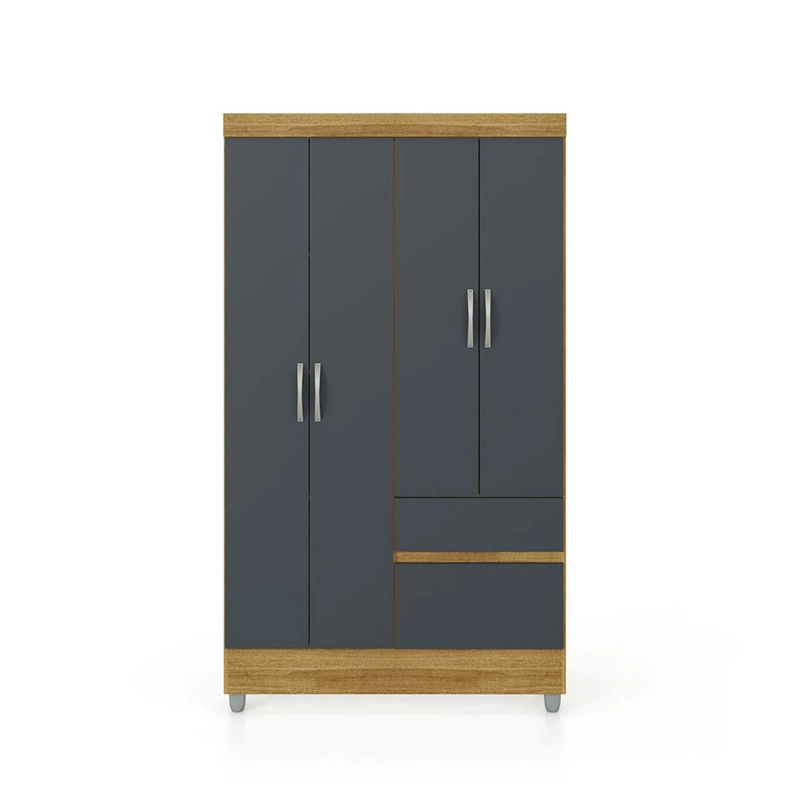 CLOSET IDEAL 4P 2C GRIS - 2