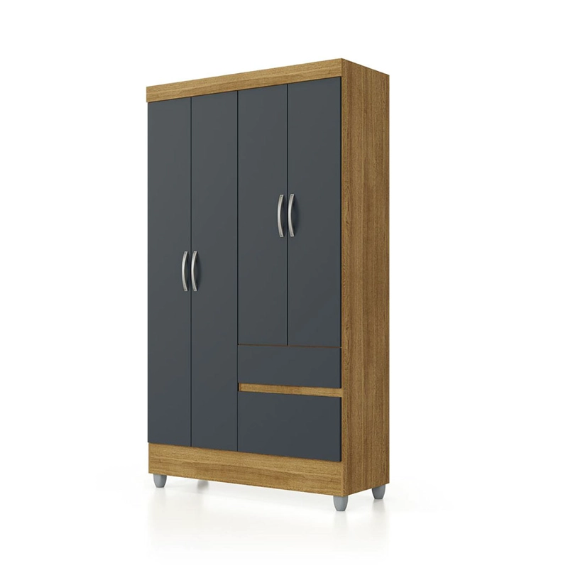 CLOSET IDEAL 4P 2C GRIS - 3