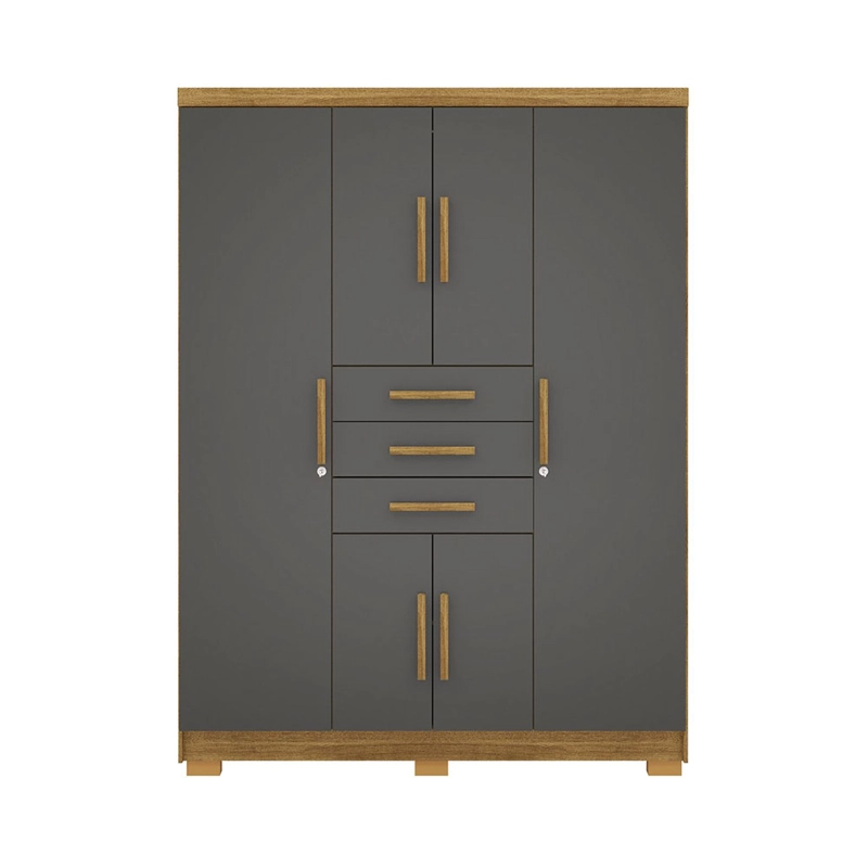 CLOSET TAURUS 6P 3C GRIS - 2