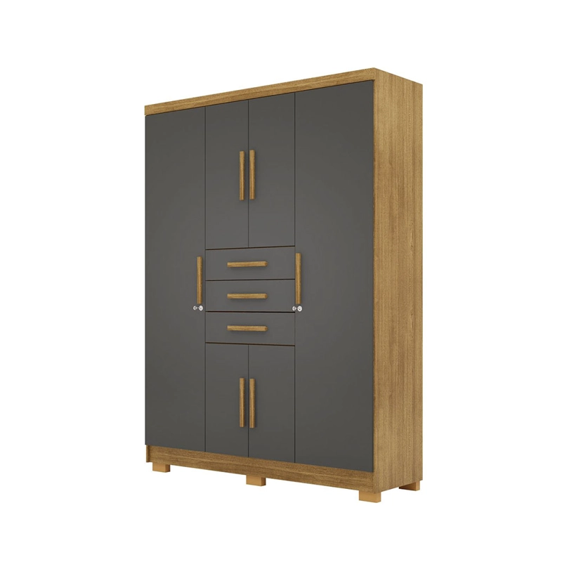 CLOSET TAURUS 6P 3C GRIS - 3