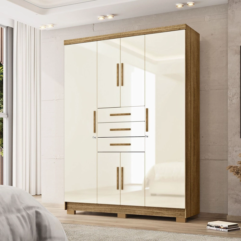CLOSET TAURUS 6P 3C BEIGE - 1