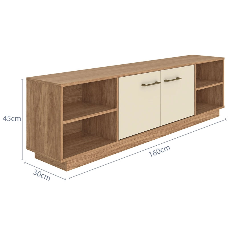 RACK TV NOVA 2P CAFE /BEIGE - 6