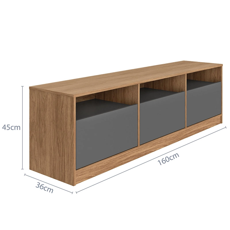 RACK TV ATLAS 3C CAFE /GRAFITO - 6