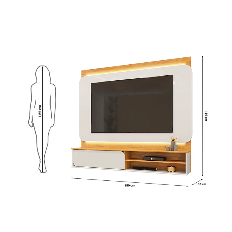 PANEL AVANY BEIGE/CAFE - 5
