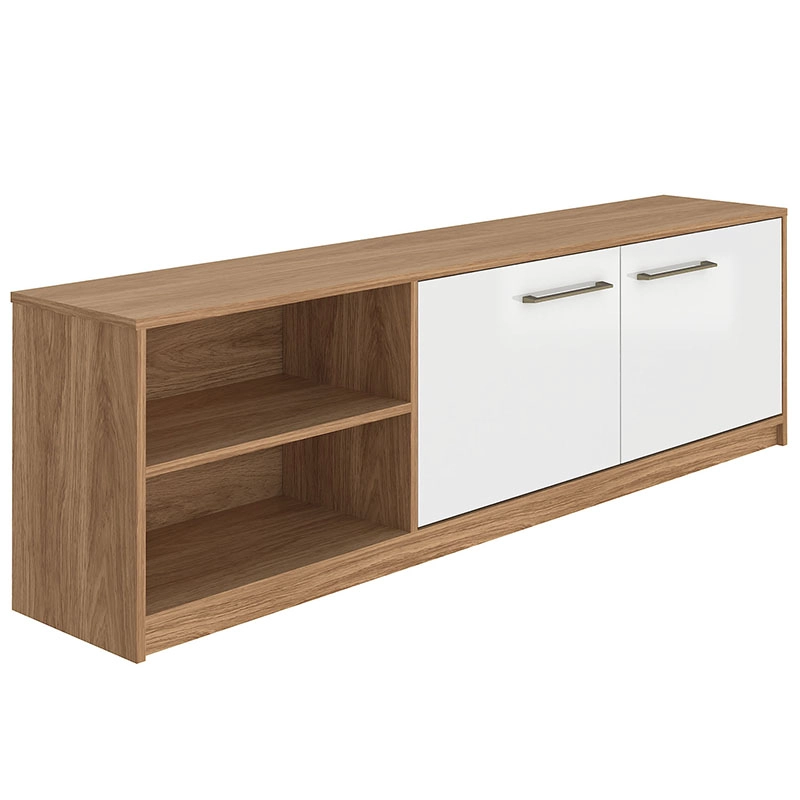 RACK TV LICAN 2P CAFE /BLANCO - 3