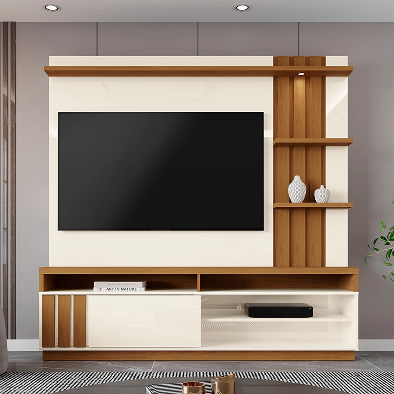 HOME TV MARIANA 55' BEIGE/CAFE - 2