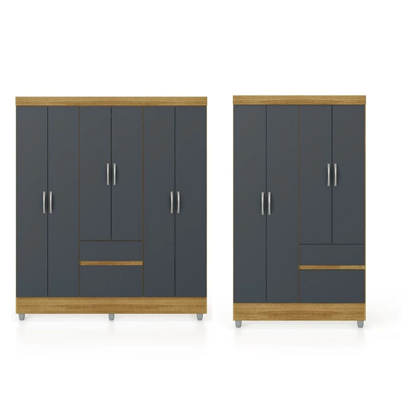 COMBO CLOSET IDEAL 6P+4P GRIS - 1
