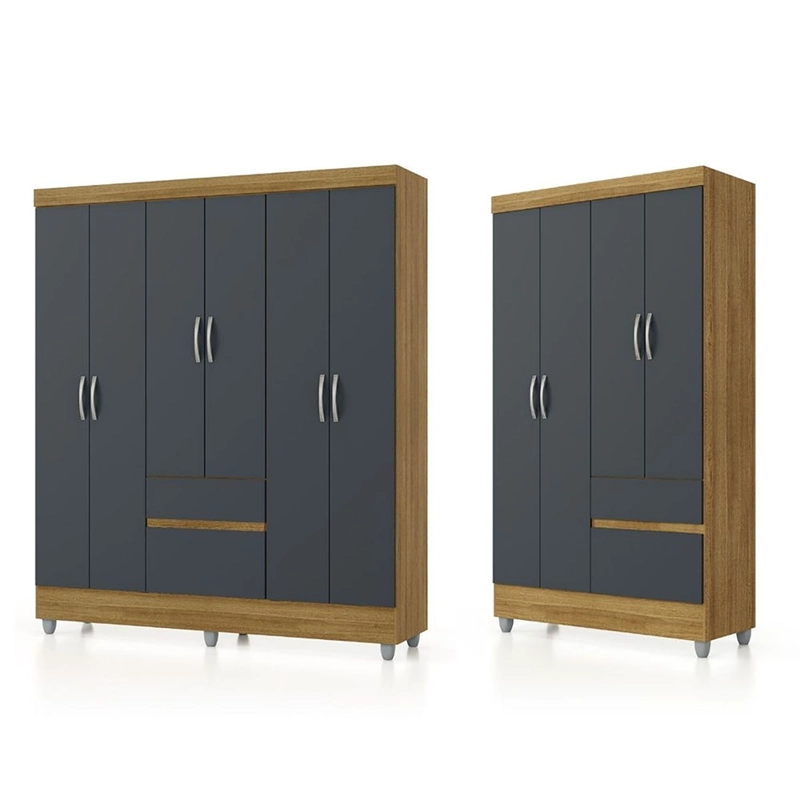 COMBO CLOSET IDEAL 6P+4P GRIS - 3