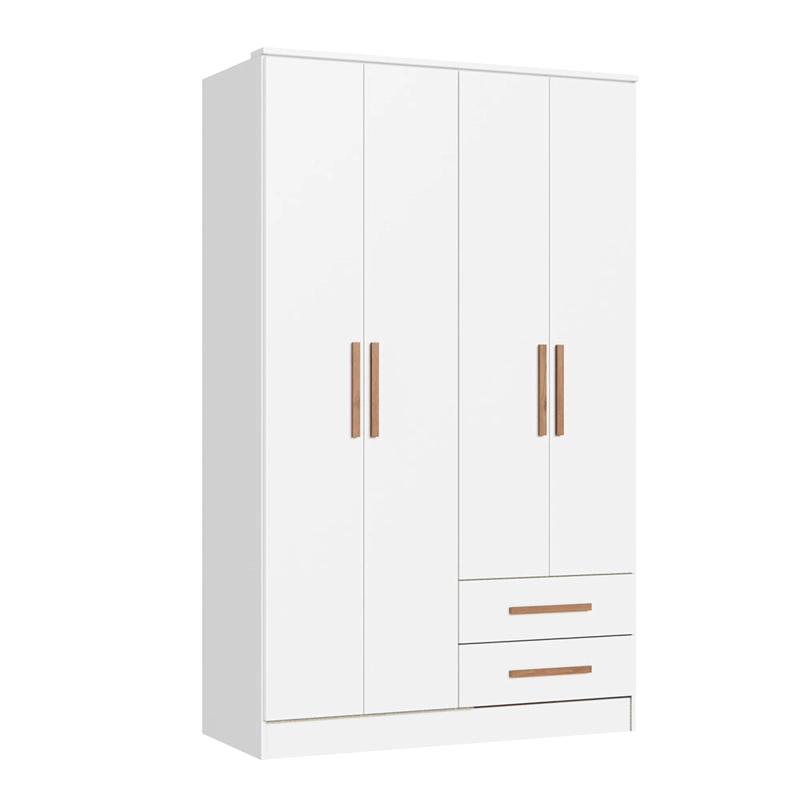 CLOSET PEQUIM 4 PUERTAS BLANCO - 3