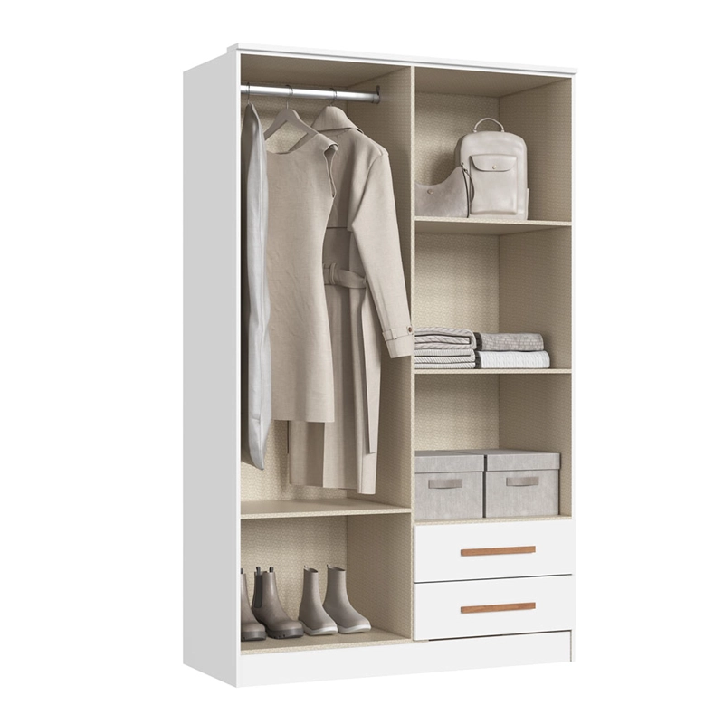 CLOSET PEQUIM 4 PUERTAS BLANCO - 4