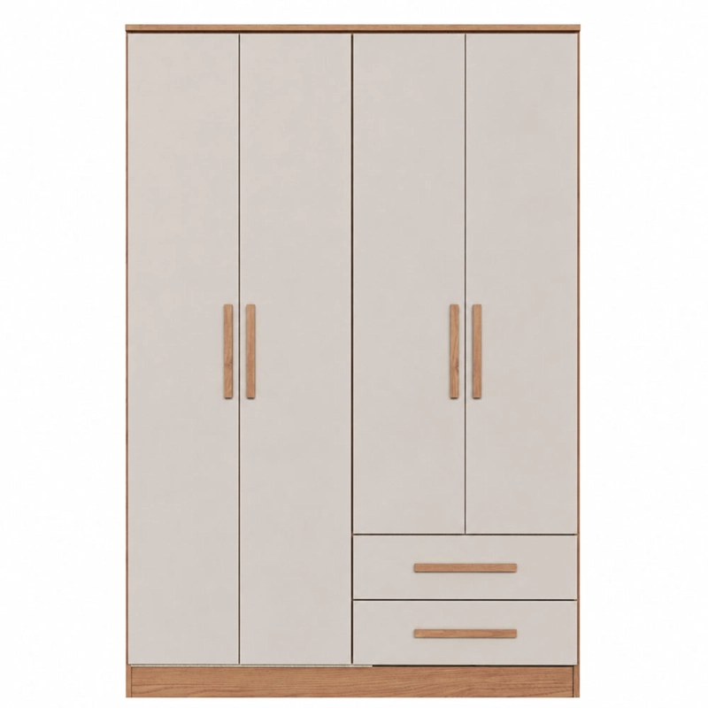 CLOSET PEQUIM 4 PUERTAS BEIGE - 1