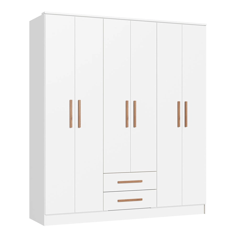 CLOSET PEQUIM 6 PUERTAS BLANCO - 3